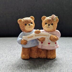 Bear Figurine  Enesco Teddies Happy Anniversary Lucy Rigg (Lucy & Me) 1984 …
